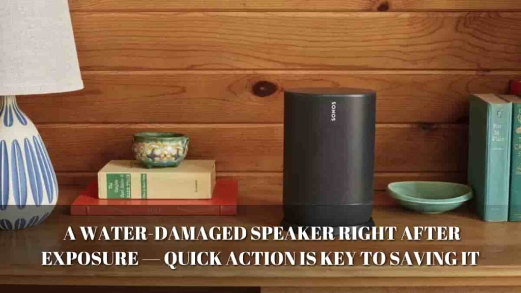 Water-Damaged Speaker